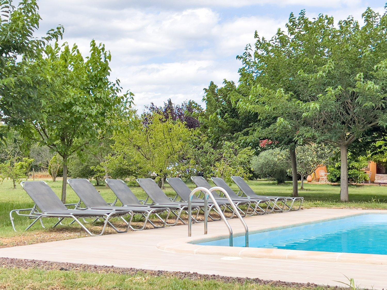 Casa De Campo Hostal Nou En Crespia Con Piscina Екстериор снимка