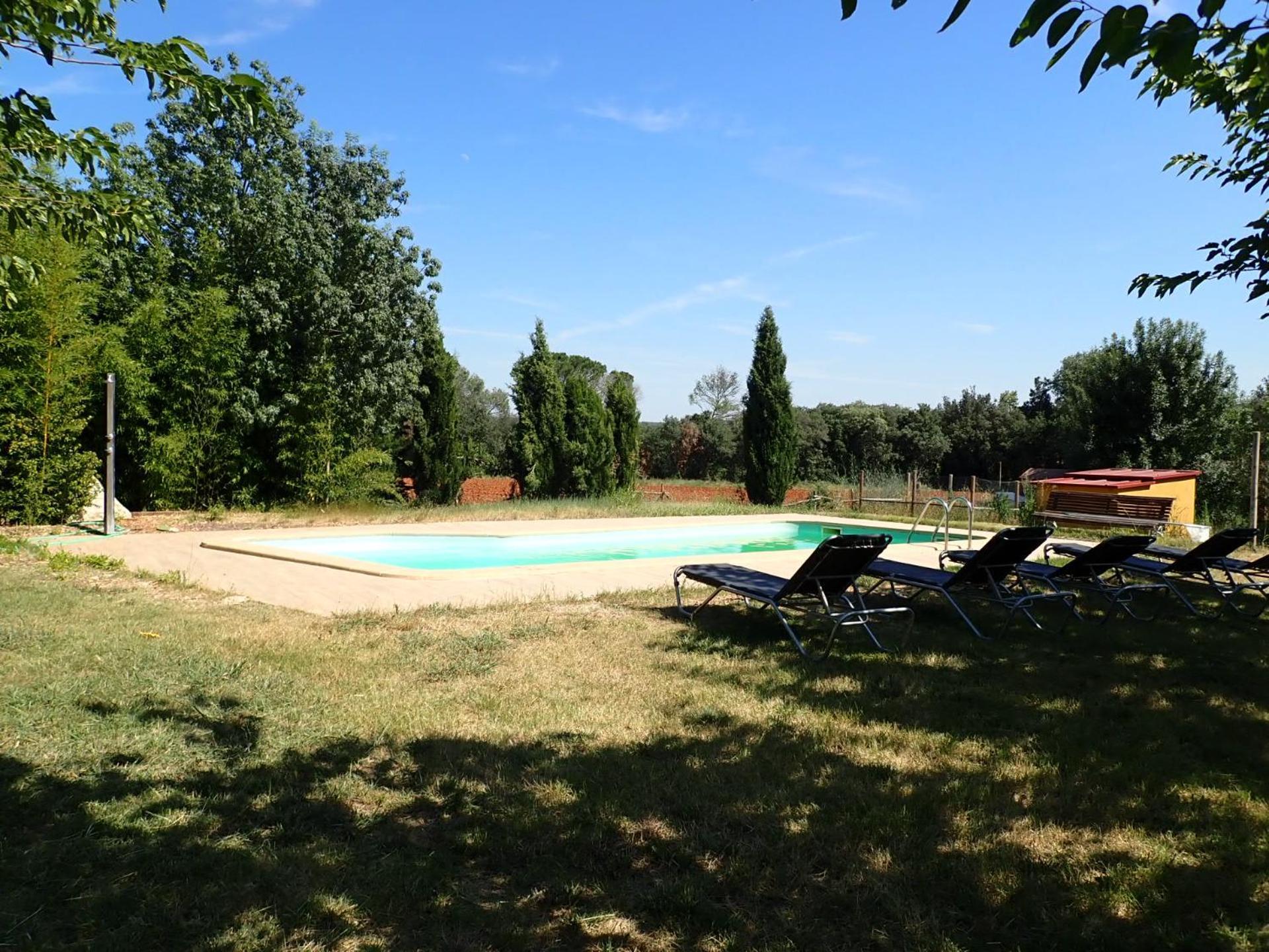 Casa De Campo Hostal Nou En Crespia Con Piscina Екстериор снимка